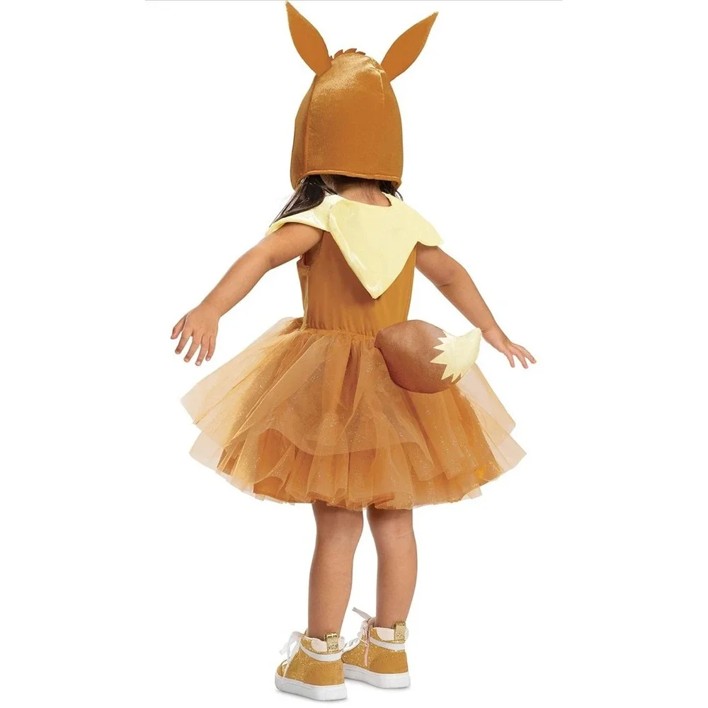 Pokemon "Eevee Evoli" Halloween Costume Sz M 3T-4T Pokemon Costume NEW - Picture 3 of 7